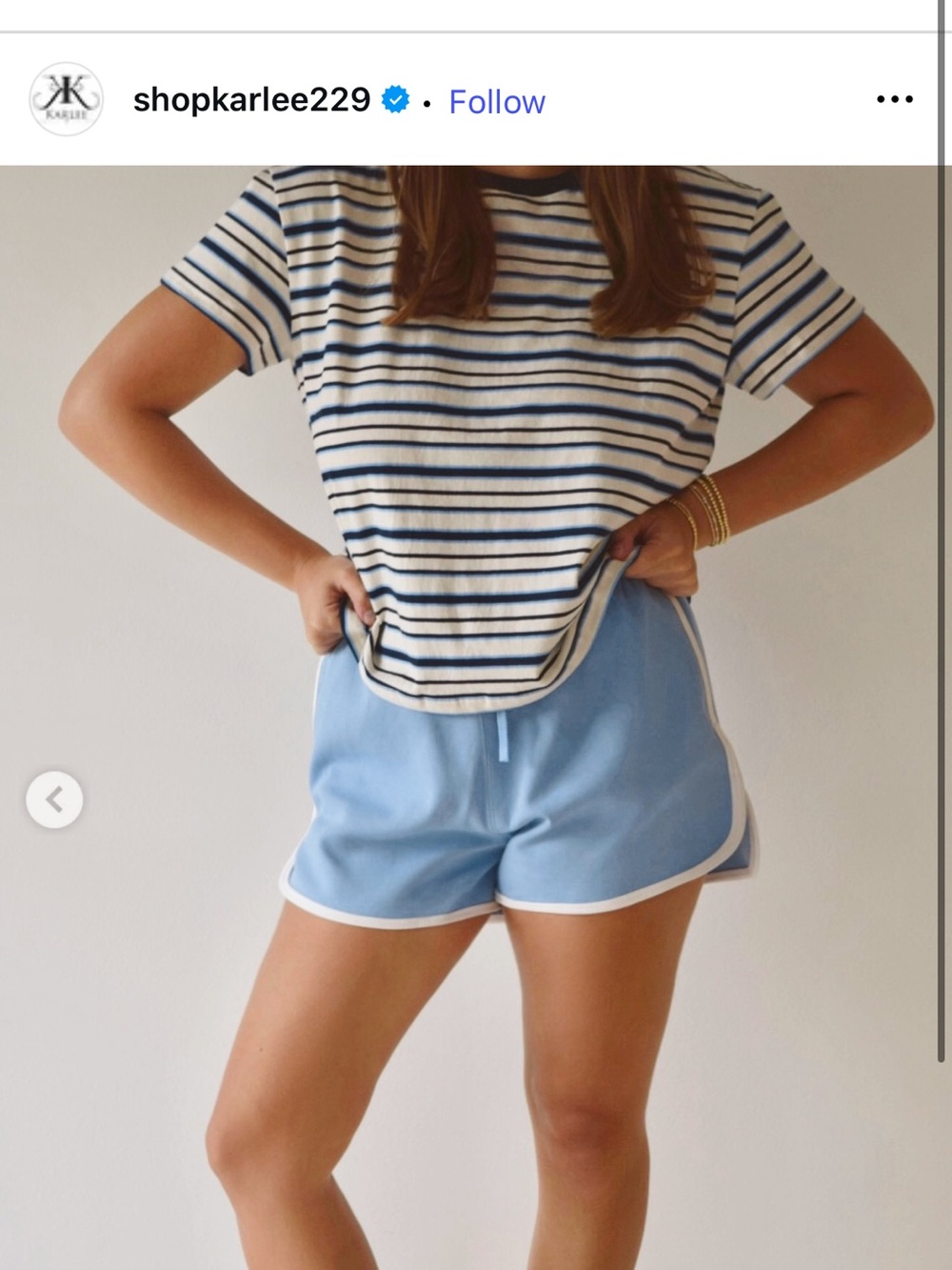 Perfectwhitetee Leo Contrast Trim Shorts
